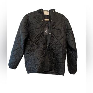 Men’s‎ Black Puffer Quilted Jacket Size Small